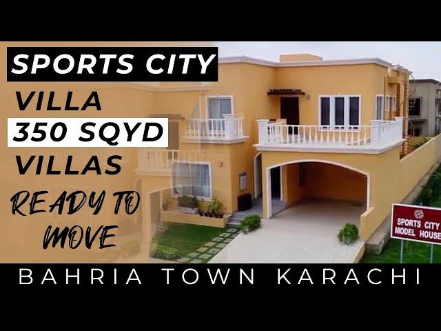 Bahria Town Karachi Sports City Villas 350 SqYd Villas Prices | Ready to Move | Salaam Estate