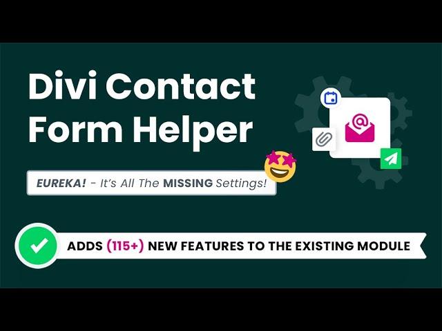 Introducing The Divi Contact Form Helper Plugin by Pee-Aye Creative