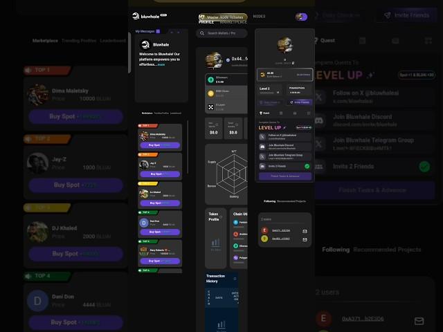Bluwhale Airdrop 🪂 | New crypto Airdrop | New Depin Airdrop #airdrop #Bluwhale #bigairdrop