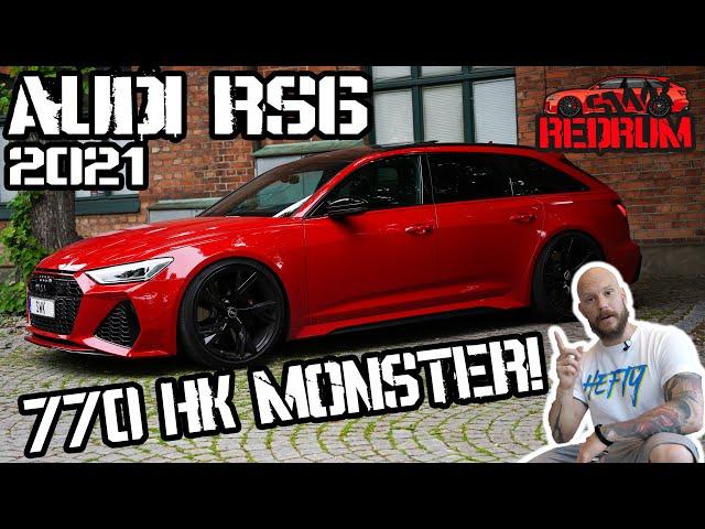 AUDI RS6 "REDRUM"! VILKET MONSTER!