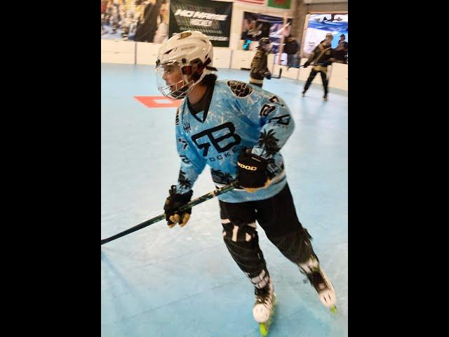 Rose Bowl Hockey 12u vs. Dangl Dojo Ninjas - Roller James 4 - Itan Chavira