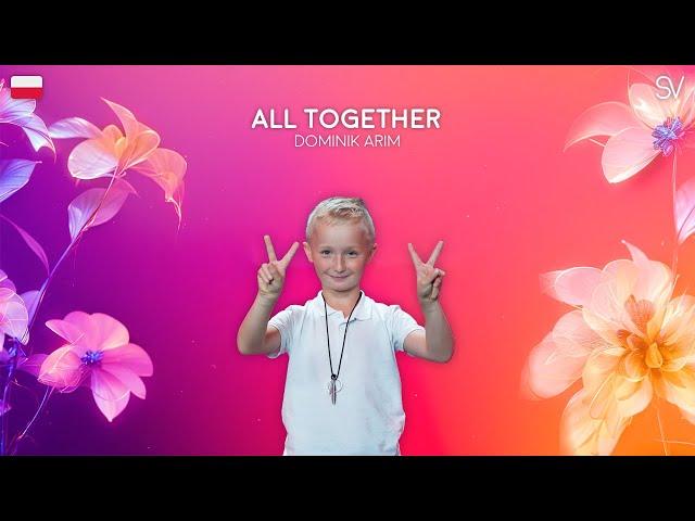 Dominik Arim - All Together |  Junior Eurovision 2024 (Lyrics Video)