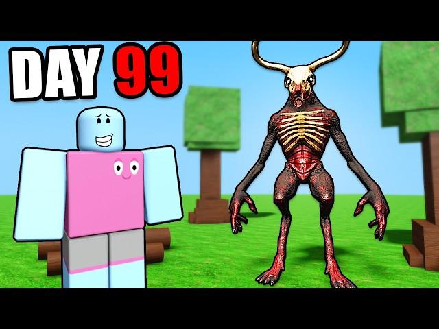 Can I SURVIVE 99 Nights in the Forest?! (ROBLOX)