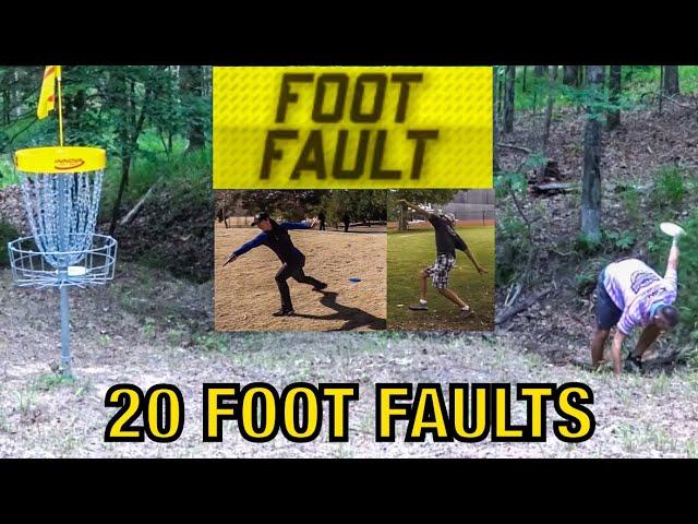 20 PROFESSIONAL DISC GOLF FOOT FAULTS Which of these would you call out? Which would you let slide?