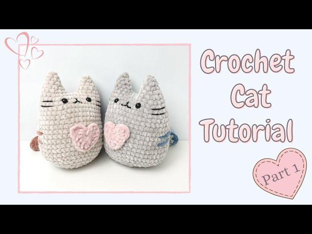 Easy Crochet Cat (Tutorial Part 1) | Free Amigurumi Animal Pattern for Beginners