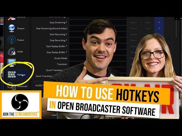 How to use Hotkeys in OBS