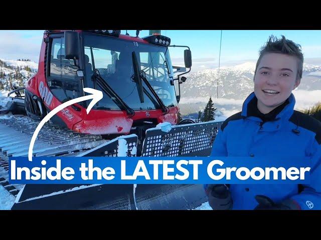 High-End Snow Ride in $500,000 Pisten Bully Snow Cat at Whistler