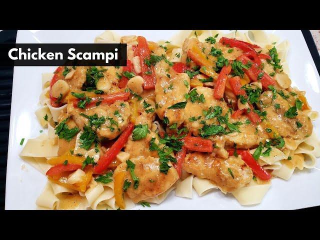 Restaurant Style Chicken Scampi | Olive Garden Copycat Recipe