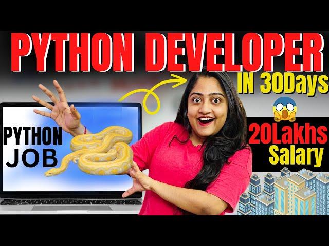 Master Python in 30DaysHow to become Python DEVELOPER in 30Days