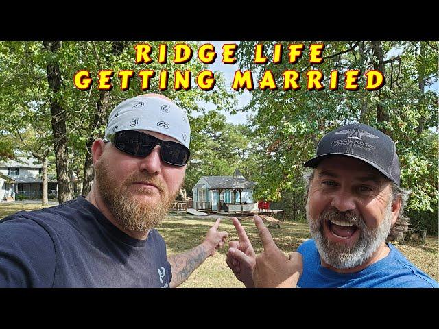 TIM AND JENS WEDDING WEEKEND tiny house homesteading off-grid cabin build DIY HOW TO sawmill tractor