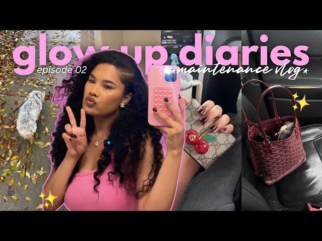 GLOW UP DIARIES | fall maintenance, sew in szn, fn haul, hot girl walk, + more (ep.02)