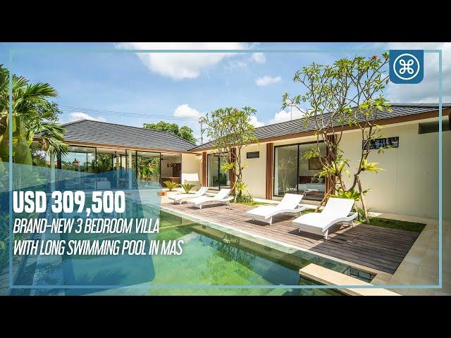 Brand-new 3 Bedroom Villa with long swimming pool in Mas, Ubud, Bali