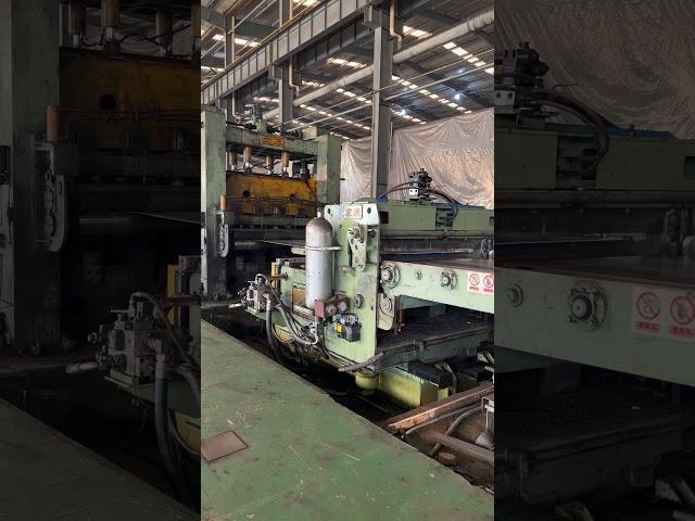 Mobile shears in cut-to-length（CTL) lines. #coil #automobile