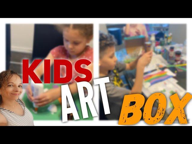 Kids Art Box || Art Subscription Box!!!! || ART MADE EASY