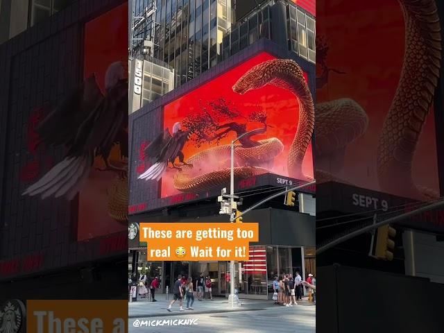 Times Square 3D Billboard  Cobra Kai