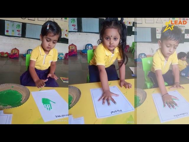 JKG Activity: coloring, Lead School, Kurduwadi