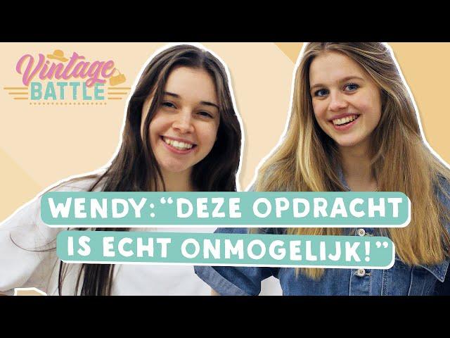 WIE SHOPT DE LEUKSTE OUTFIT MET DIERENPRINT? | VINTAGE BATTLE #2 | TinaTV