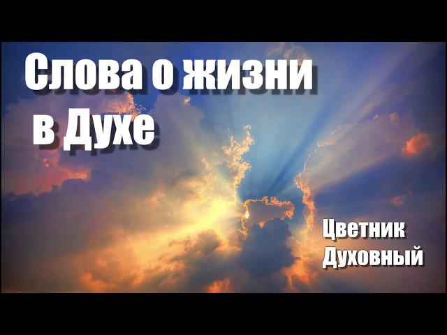 Слова о жизни в ДУХЕ. Оптинский цветник. Преподобный старец Амвросий Оптинский