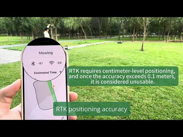 Lymow One Robotic Mower | Smart Navigation with Temporary Loss of RTK Signals