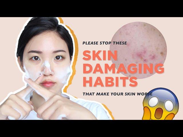 10 Skincare Mistakes That Make Your Acne Worse & Sensitize Your Skin!