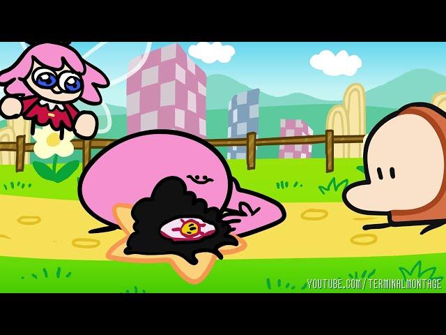 Kirbo launches Dark Matter into the sun (Kirby 64 Animated) @TerminalMontage