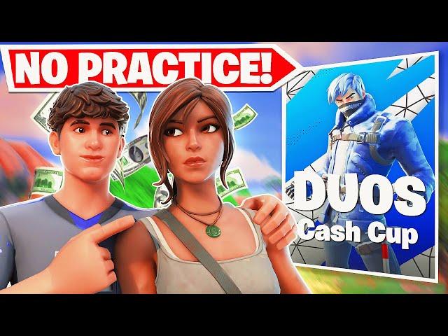 Playing the Duo Cash Cup without PRACTICE..