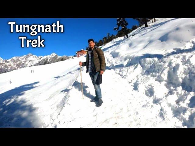 Heavy snowfall | tungnath treak |January 2022 | tungnath temple in uttarakhand | dehradun to Chopta