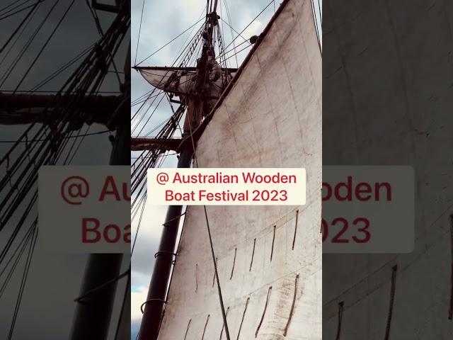 Memorable Voyage Onboard The Enterprize - 1830’s Wooden Tall Ship @ Wooden Boat Festival 2023