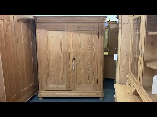 Beautiful Old Pine Wardrobe - Pinefinders Old Pine Furniture Warehouse