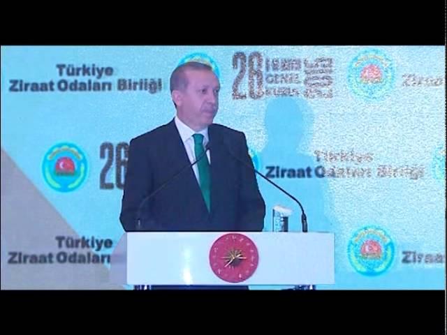 TZOB GENEL KURULU - CUMHURBAŞKANI ERDOĞAN