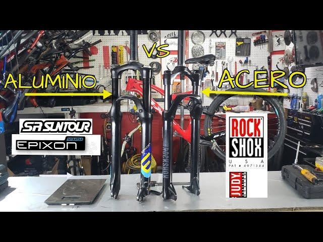 SR SUNTOUR EPIXON VS ROCK SHOX JUDY SILVER|PHX BIKING #ciclismo #mtb