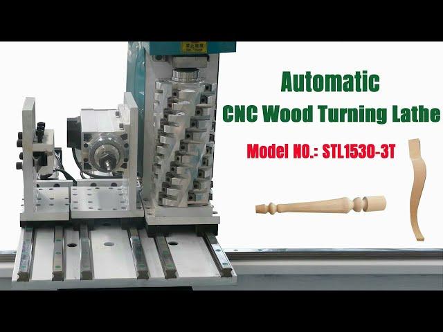 CNC Wood Turning Lathe Machine with Different Functions