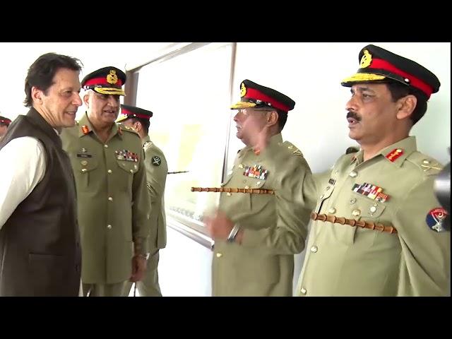 PM Imran Khan visits GHQ in Rawalpindi