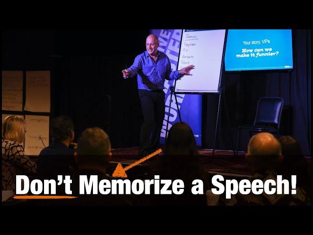 How to Memorize a Speech