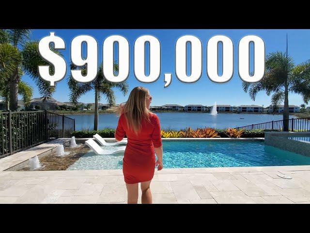 New Model Home in Florida | Inside a $900,000 Luxury Pool House in Naples from Toll Brothers