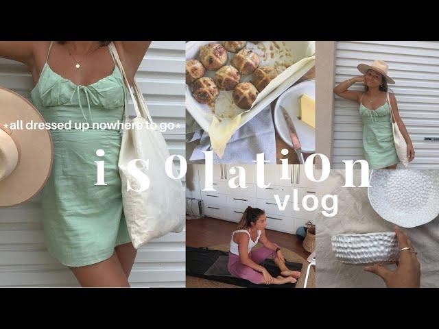 quarantine vlog - workouts, pottery, packages & content | lolita olympia