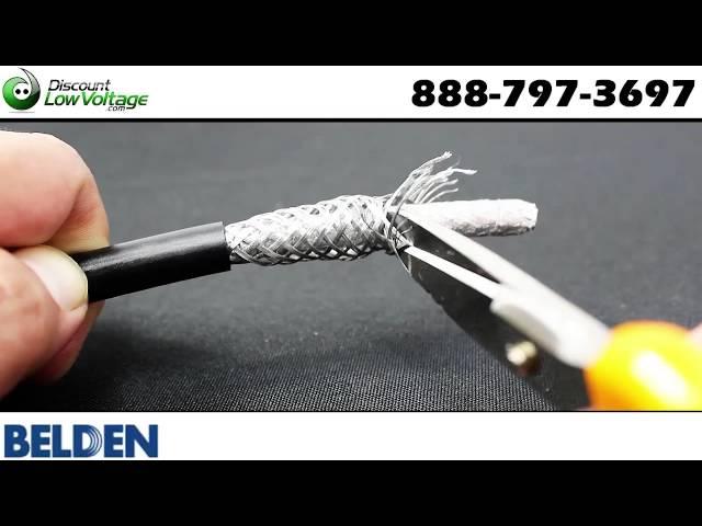 RG11 underground coaxial cable with Gel Belden 1525A