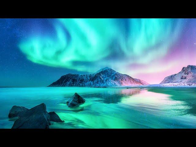 Aurora Borealis And Northern Lights - Relaxing Ambient Music for Sleep, Study & Stress Relief