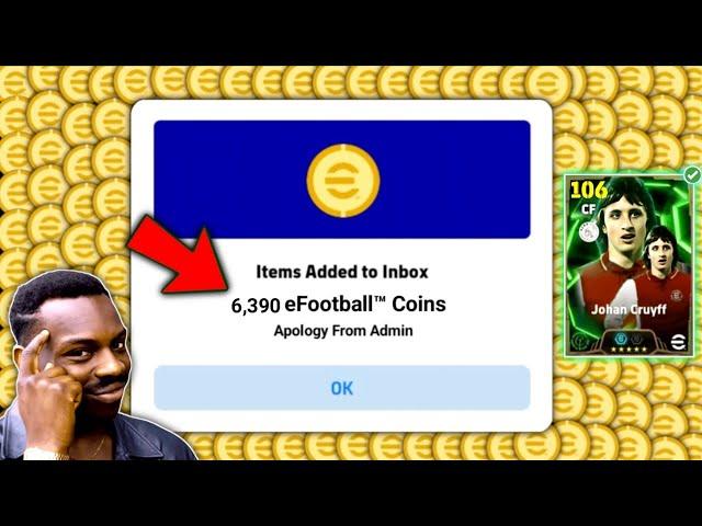 How To Get Free 6500 Coins & Free Cruyff In eFootball 2025 Mobile