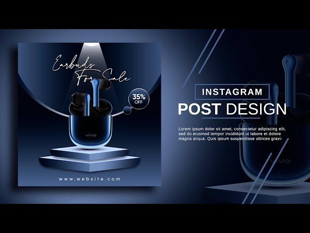 Social Media Post Design || Adobe Photoshop Tutorial