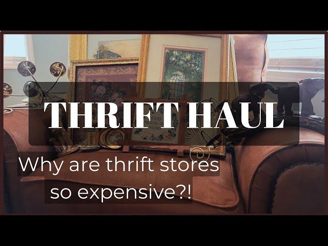 MASSIVE vintage cottage style THRIFT HAUL for my 1940s Home | Yard sale, estate sale, and thrifting!