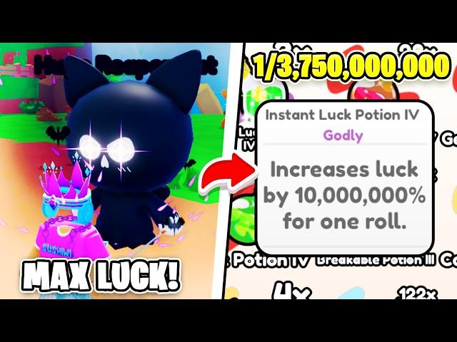 I Rolled SECRET 1/3,750,500,000 LUCKY Pets In Roblox Cats RNG!