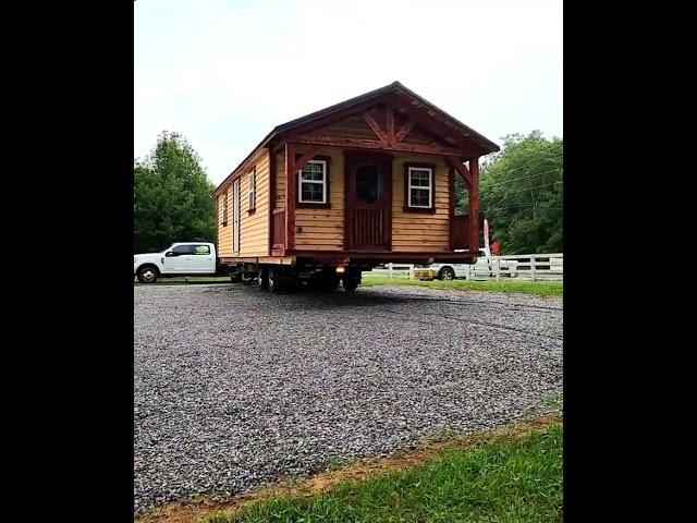 Delivering  Cabin & Set Up #greenhousefarming #greenhousetomatoes #tomato #gardening