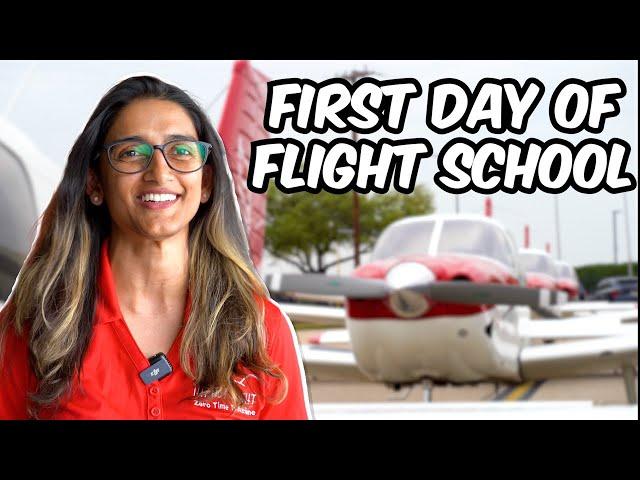 First Day of Flight School! Zero Time to Airline Program