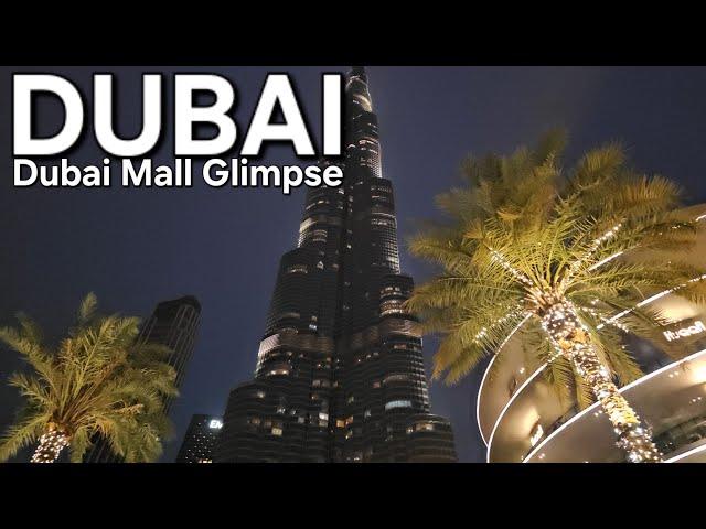 DUBAI "Tourist Destination": Glimpse of Burj Khalifa & Dubai Mall after 7pm & DTPC (3.25.24: 4K-UHD)