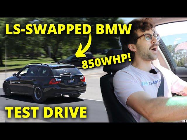 BMW Mechanic Test Drives LS-Swap'd, Turbo BMW WAGON