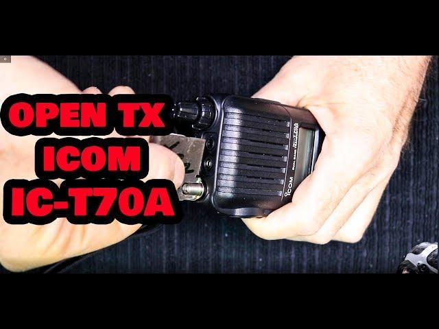 How to Open Transmit and Receive Icom IC-T70A Full Explanation w/ Test