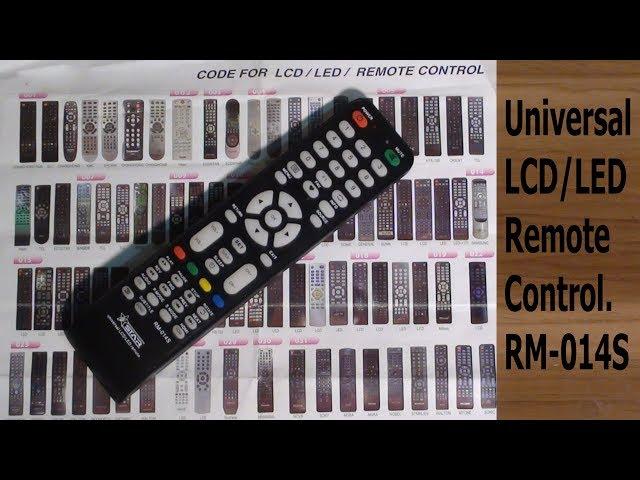 Universal LCD/LED Remote Control.RM-014S#Pro Hack