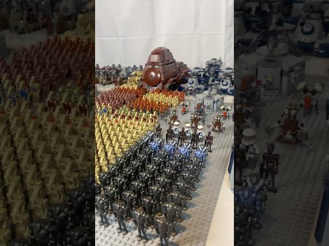 My 2024 CIS Droid Army!! 464 Minifigures total with official Lego and custom models. #legostarwars