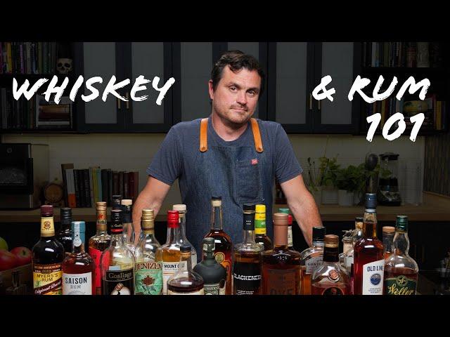 Bartender's Guide to Whiskey and Rum 101 (Everything you ever wanted to know)